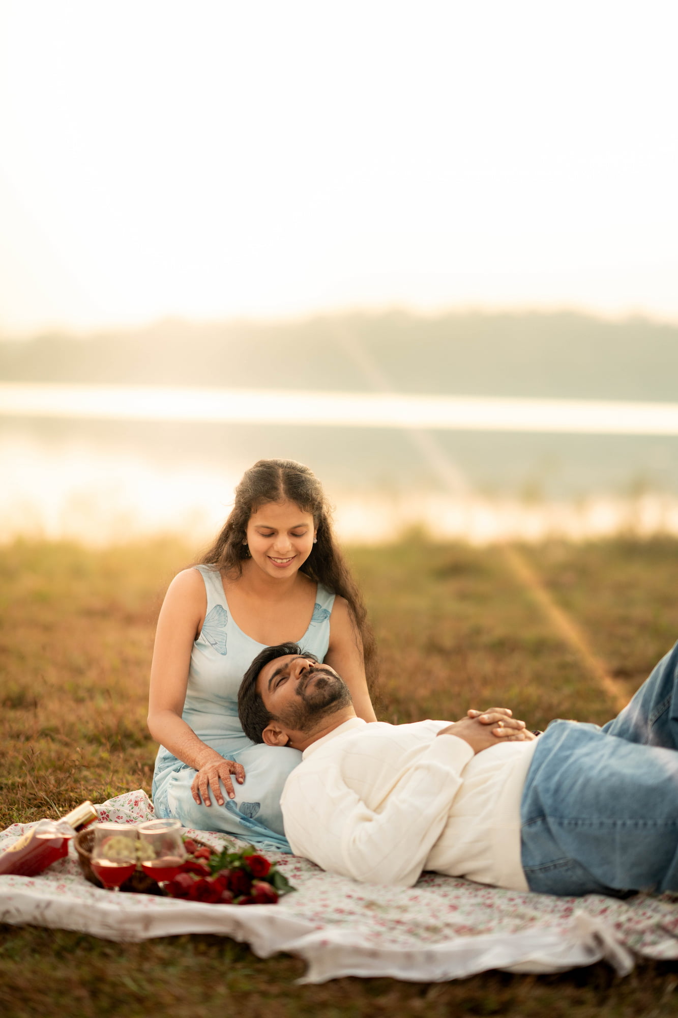 Pre-wedding shoot photographed by SM Photography near Sirsi